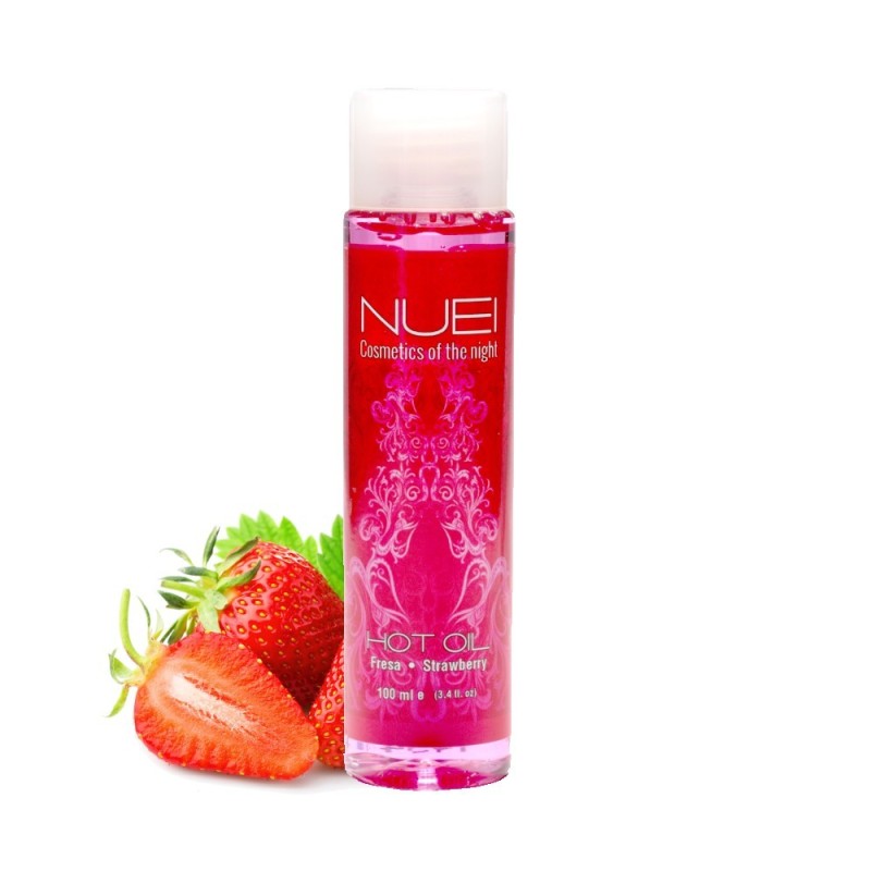 Nuei 100Ml Fűtő Hatású Eper Masszázsolaj