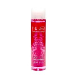 Massageolie met Verwarmend Effect Aardbei Hot Oil Nuei 100Ml