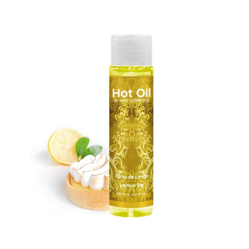Aceite De Masaje Con Efecto Calor A La Tarta De Limón Hot Oil Nuei 100Ml