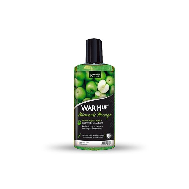 Jedlý masážní olej Warmup Zelené jablko 150 ml
