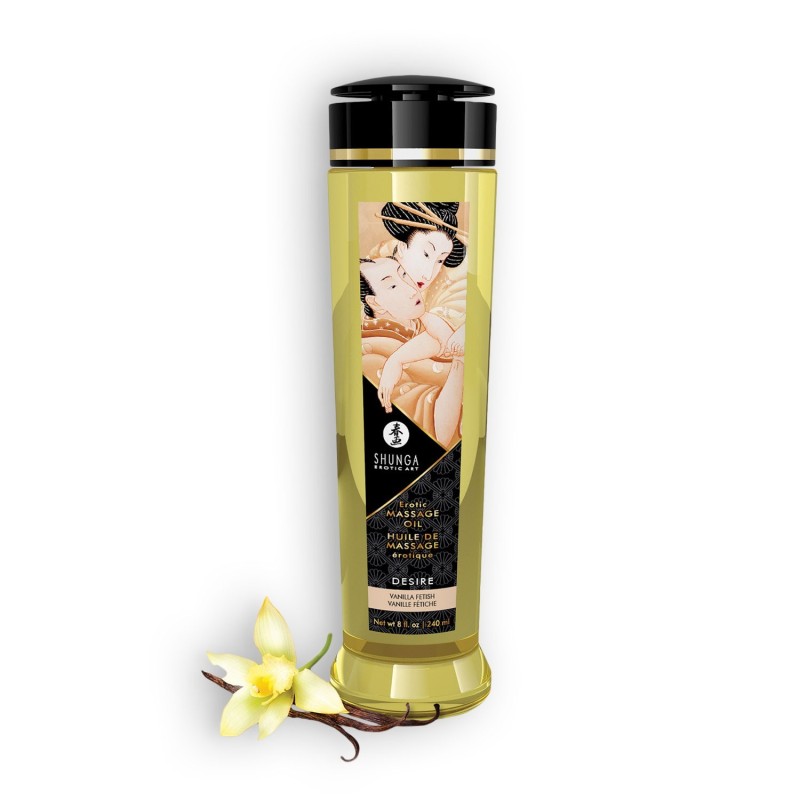 Shunga Desire Vanilje Massageolie 240Ml Shunga Desire Vanilje Massageolie 240Ml