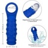 Admiral Beaded Funda Pene Silicona Lichidă Albastră