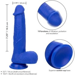 Admiral Captain Realistische Vibrerende Dildo Blauw