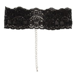 Collar de Encaje - Negro