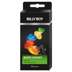 Billy Boy - Färgstark variation - 12 Kondomer