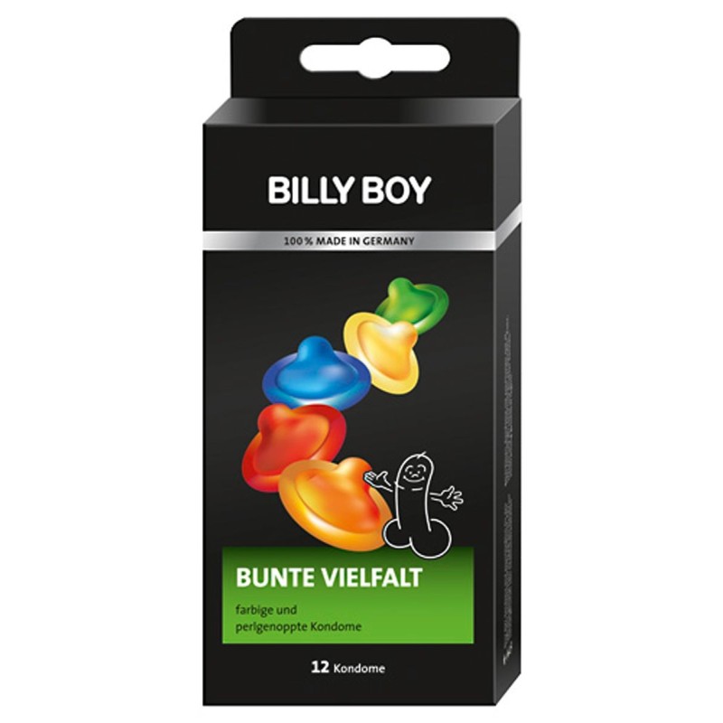 Billy Boy - Varietat acolorida - 12 Preservatius