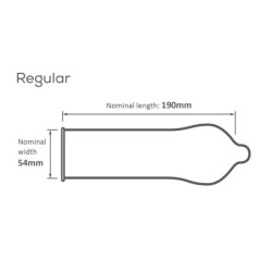 Prezervative Pasante Regular 12 bucăți