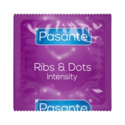 Pasante condooms met ribbels en noppen 12 stuks