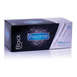 Préservatifs Pasante Black Velvet 144 unités