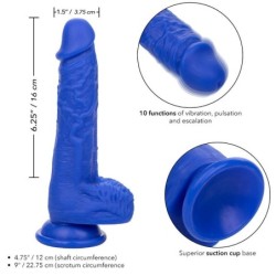 Dildo Realista Vibratório Azul Admiral Sailor