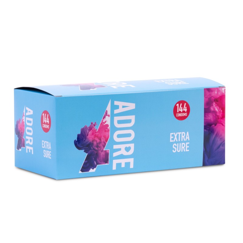 Kondomy Adore Extra Sure 144 kusů