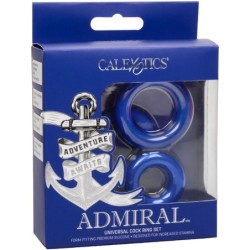 Admiral Set 3 Penisringe Blau