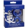 Admiral Set 3 Penisringe Blau