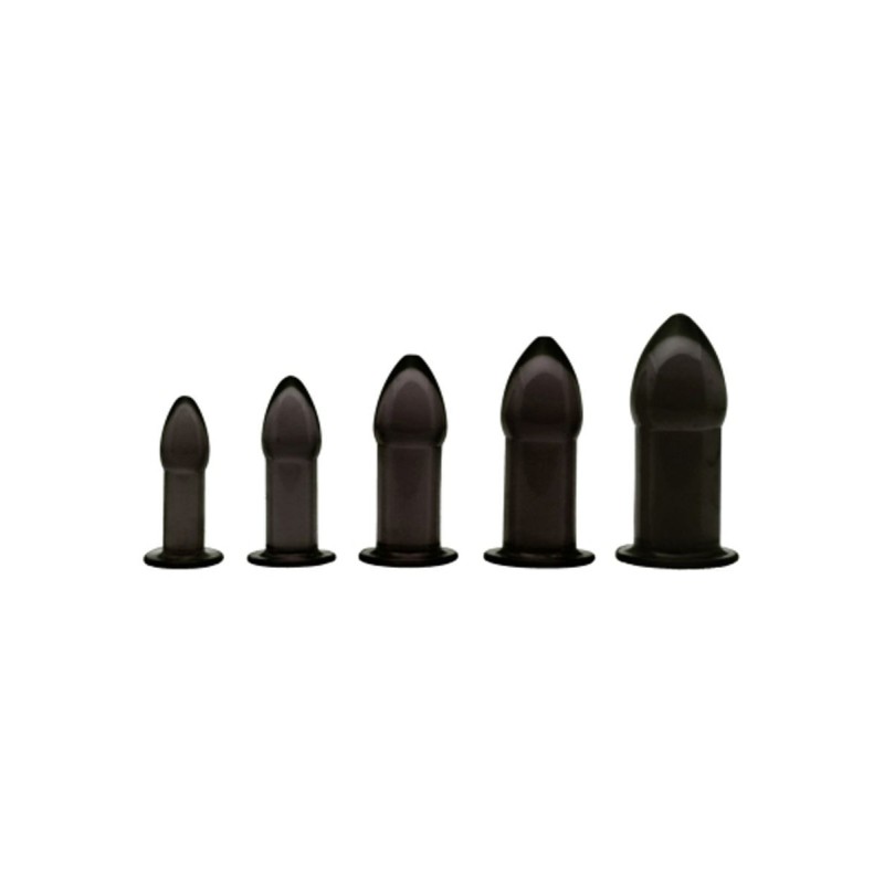 Set de 5 piese pentru antrenament anal - Negru
