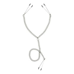 Conjunto de pinças com braçadeira para mamilo a clitóris