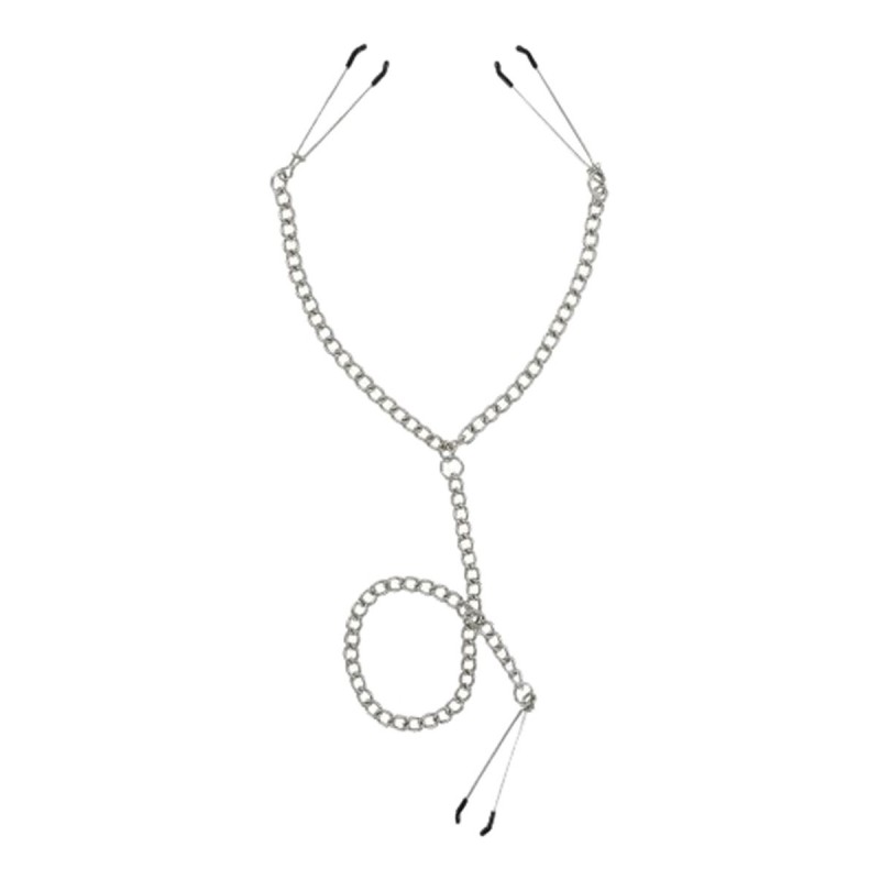 Conjunto de pinças com braçadeira para mamilo a clitóris