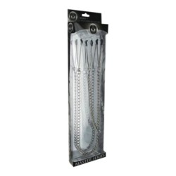 Conjunto de pinças com braçadeira para mamilo a clitóris