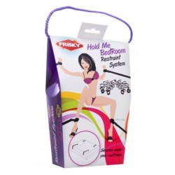 Bed Bondage Set "Hold Me" - Zwart