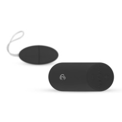 EasyToys - Δονητικό Αυγό με Τηλεχειριστήριο - Μαύρο