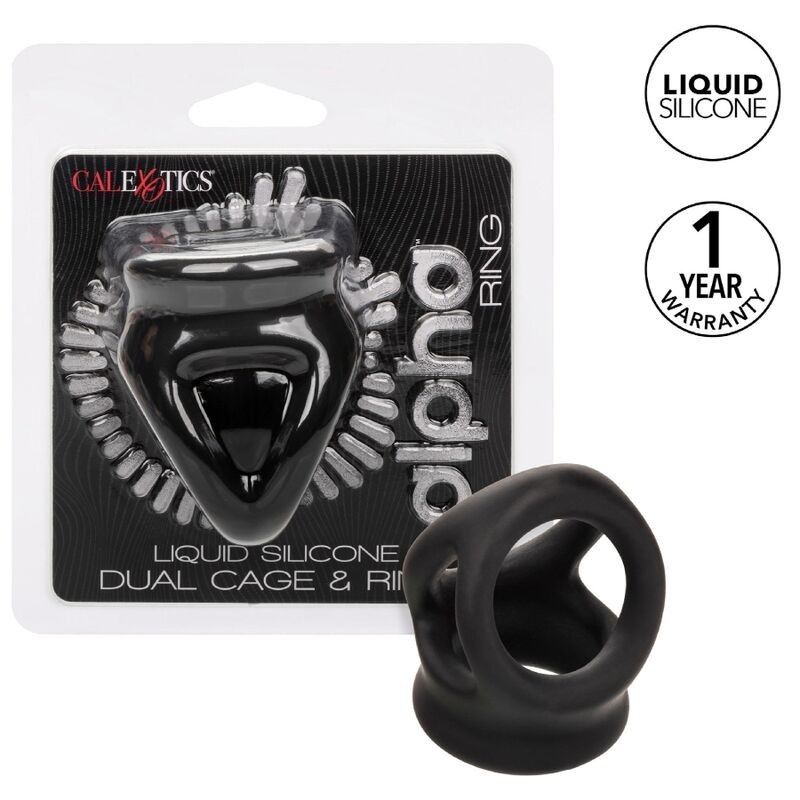 Alpha Dubbel Bur Ring Svart