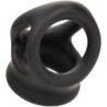 Alpha Dubbel Bur Ring Svart