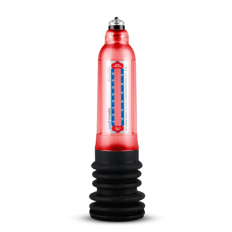 Bathmate Hydro 7 Penispumppu - Punainen