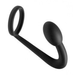 Anillo para el pene y tapón prostático de silicona Prostatic Play Explorer