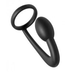 Anel peniano e plugue prostático de silicone Prostatic Play Explorer
