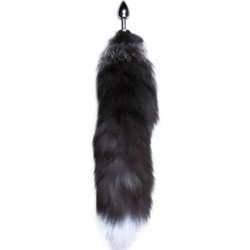 Anal Pleasure Plug Metal Fox Tail Koko S