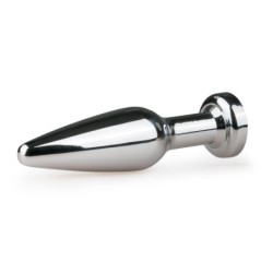 Tap anal metàl·lic platejat/transparent - L