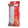 Getextureerde vibrerende erectie sleeve Clear Sensations