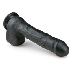 Realistinen Musta Dildo - 29,5