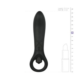 Vibrador anal negro