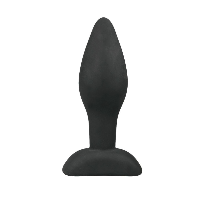Buttplug pequeño de silicona negro