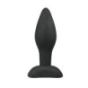 Buttplug piccolo in silicone nero