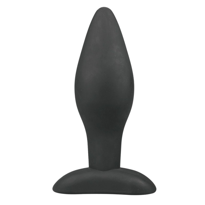 Velik Črn Silikonski Buttplug