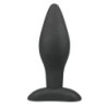 Plug Anal Grande Preto de Silicone