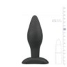 Buttplug Mare Negru din Silicon