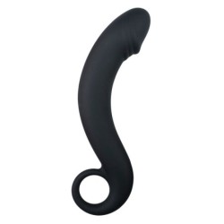 Dildo Prostático Negro de Silicona