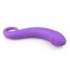 Dildo prostático púrpura de silicona