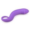 Dildo prostático púrpura de silicone