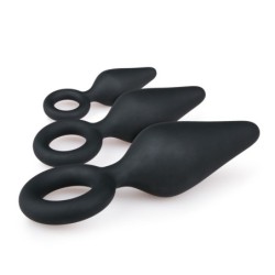Conjunto de dilatadores anais pretos com aro