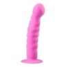 Dildo in Silicone con Ventosa - Rosa