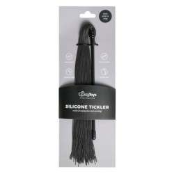 Espanador de cócegas de silicone preto