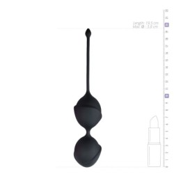 Bolas vaginales dobles negras