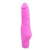Vibrator realist din silicon roz