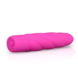 Vibrador de silicone rosa