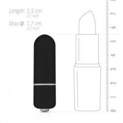 10 ātrumu lodes vibrators - Melns