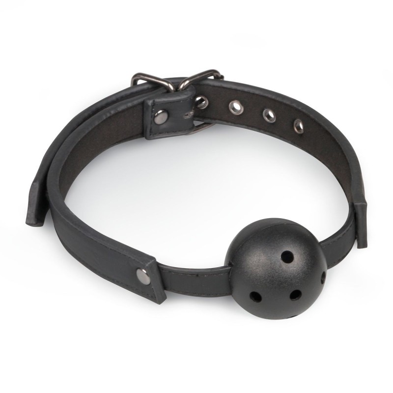 Boldknebel med PVC-kugle - Sort Boldknebel med PVC-kugle - Sort