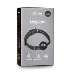 Museruola a sfera con palla in PVC - Nero